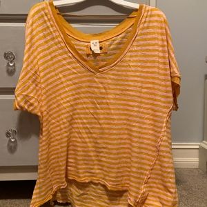 Free People Flowy Shirt